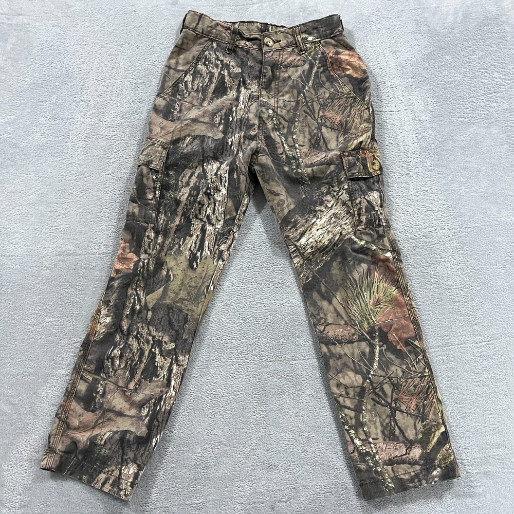 Rustic Ridge Pants‎ Boys Large Mossy Oak Camo Break Up Country Hunting Outdoors